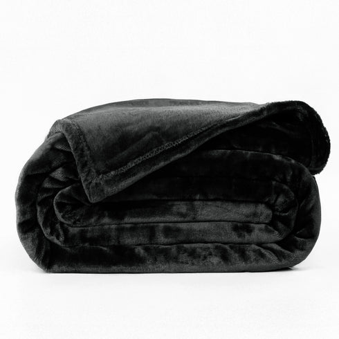 Midnight Black Super Soft All Season Premium AC Blanket