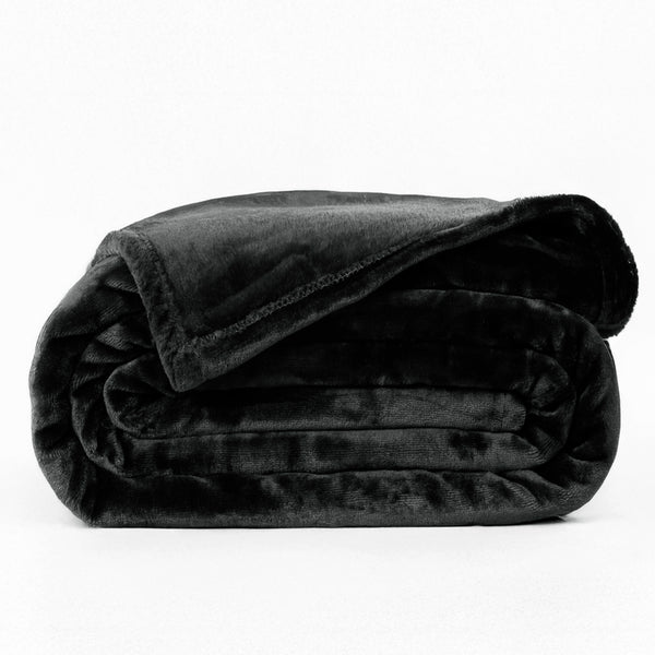 Midnight Black Super Soft All Season Premium AC Blanket