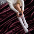 Wine Shade - Premium Double Bed Winter Mink Blanket