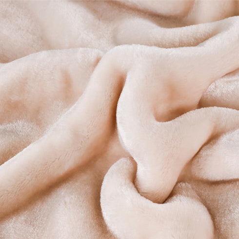 Mauve - Premium Double Bed Winter Mink Blanket