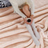 Mauve - Premium Double Bed Winter Mink Blanket