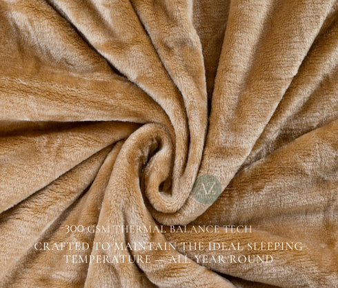 Beige Shade Super Soft All Season Premium AC Blanket