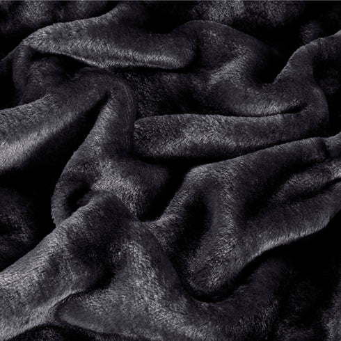 Charcoal Grey - Premium Double Bed Winter Mink Blanket
