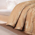 Beige Shade - Premium Double Bed Winter Mink Blanket