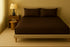 Cocoa Bean - Cotton Feel Fitted Bedsheet Set