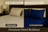 Midnight Blue - Cotton Feel Fitted Bedsheet Set