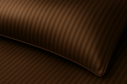 Cocoa Bean - Cotton Feel Fitted Bedsheet Set