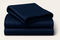 Midnight Blue - Cotton Feel Fitted Bedsheet Set