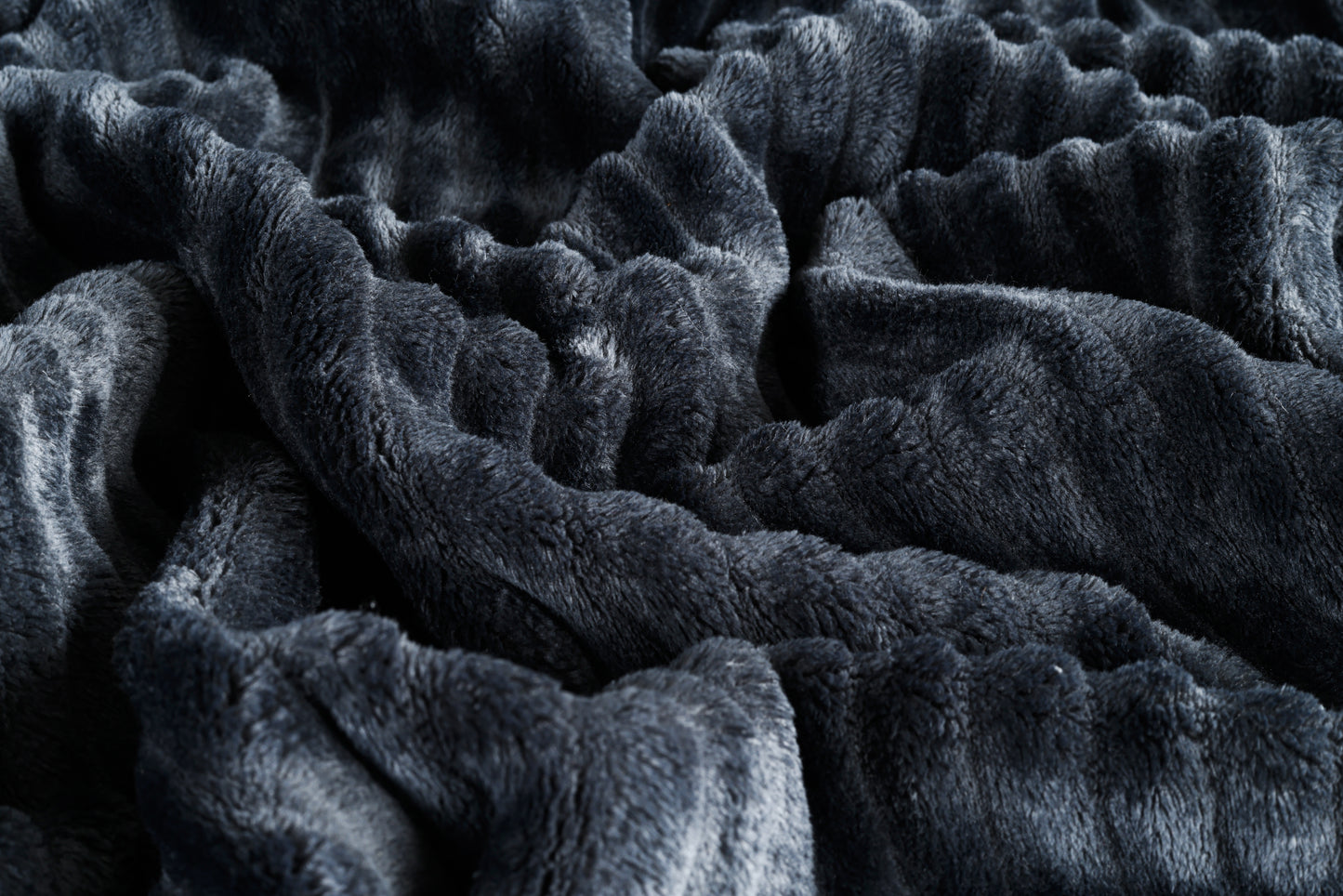 Midnight Black Plush Premium AC Blanket