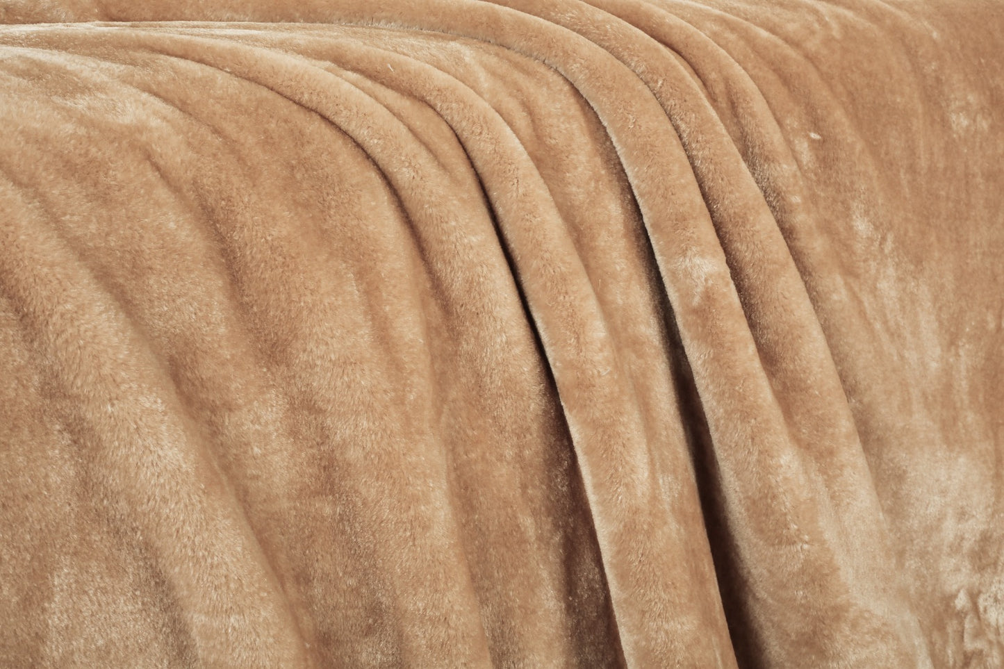 Beige Shade  Premium Double Bed Winter Mink Blanket