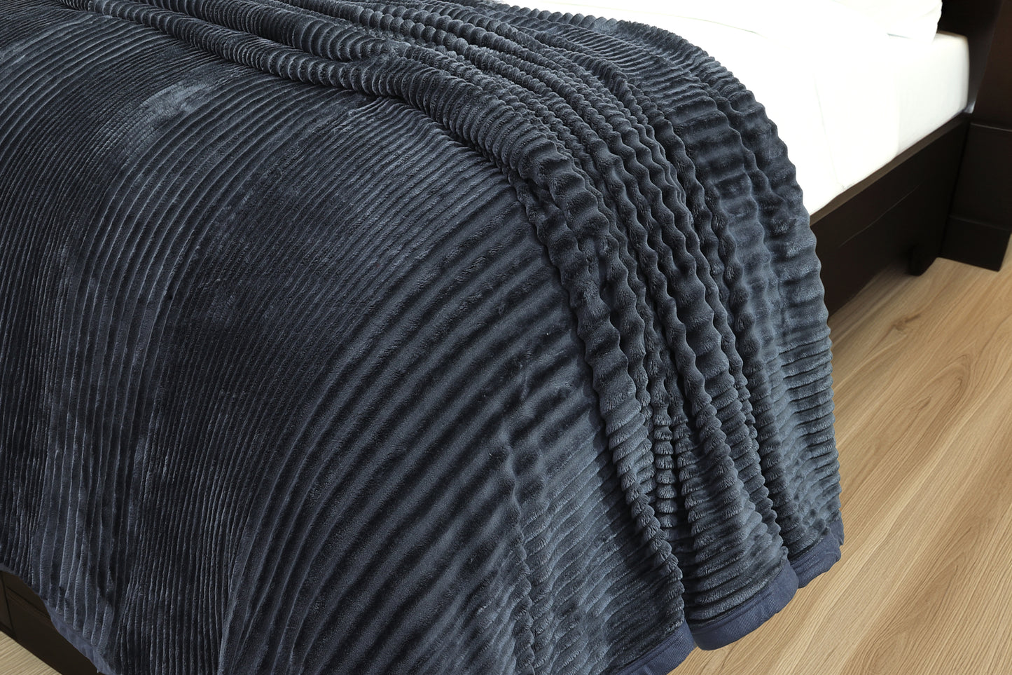 Midnight Black Cozy Super Soft Premium AC  Blanket