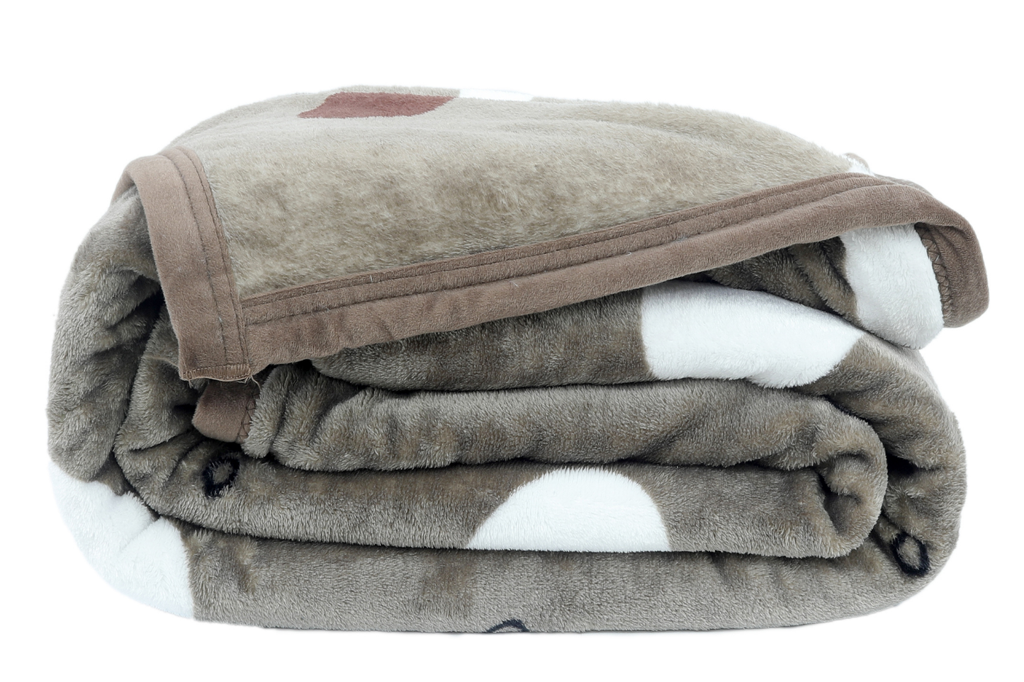 Cozy Brown Gomoku  Super Soft All Season AC Blanket